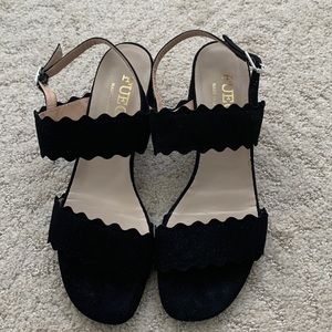 Fuego block heel sandal, size 38